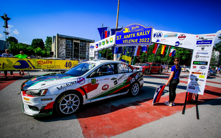 37. AMTK Rally Velenje-n vett részt a Juhász Csaba - Bencs Gábor ralipáros.